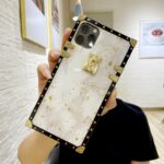 Compatible with Apple , Marbled Gold Foil Epoxy Phone Case - Image 4