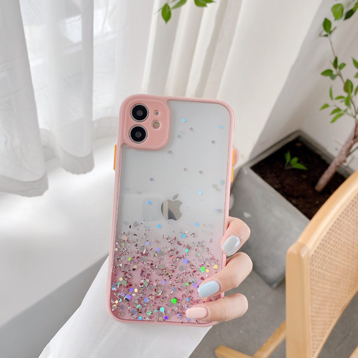 Compatible With , Epoxy Glitter 8p Gradient All-inclusive Anti-drop Cover - Image 8