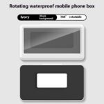 Wall-mounted Mobile Phone Bracket Kitchen Bathroom Waterproof Anti-fog Mobile Phone Box - Image 10