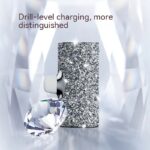 Diamond Pocket Capsule Emergency Power Bank Diamond-embedded Mini Lipstick Small Portable Power Source - Image 2