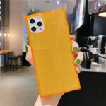 Glitter Square Fluorescent Silicone Phone Case - Image 5