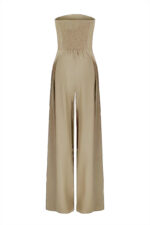 Loose Tube-top Jumpsuit Ins Fashion Backless Wide Leg Long Pants Overalls Women's Clothing - Image 8