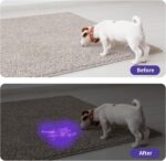 UV Flashlight LED Handheld Blacklight Flashlight Mini Light Torch Detector For Dog Pet Urine Stains Bed Bugs And Scorpions Batteries Not Included - Image 9