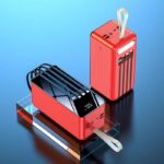 Super Large Capacity With Cable MAh Power Bank Fast Charge Outdoor Dormitory - Image 2