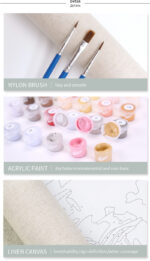 Digital Oil Painting Frameless Flower Style Photo Decorative Painting - Image 7