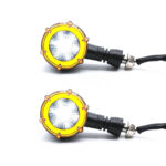 Turn Signal Lights, Motorcycle Modification LED Two-Color Water Indicator Signal - Image 7