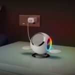 Spherical Ambience Light Vertical Magnetic Wireless Charger - Image 4