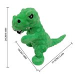 Dinosaur Squeaky Dog Toy Grunting Dinosaur Dog Toy That Oinks Grunts For Small Medium Large Dogs Squeaker Chew Training Puppy - Image 2