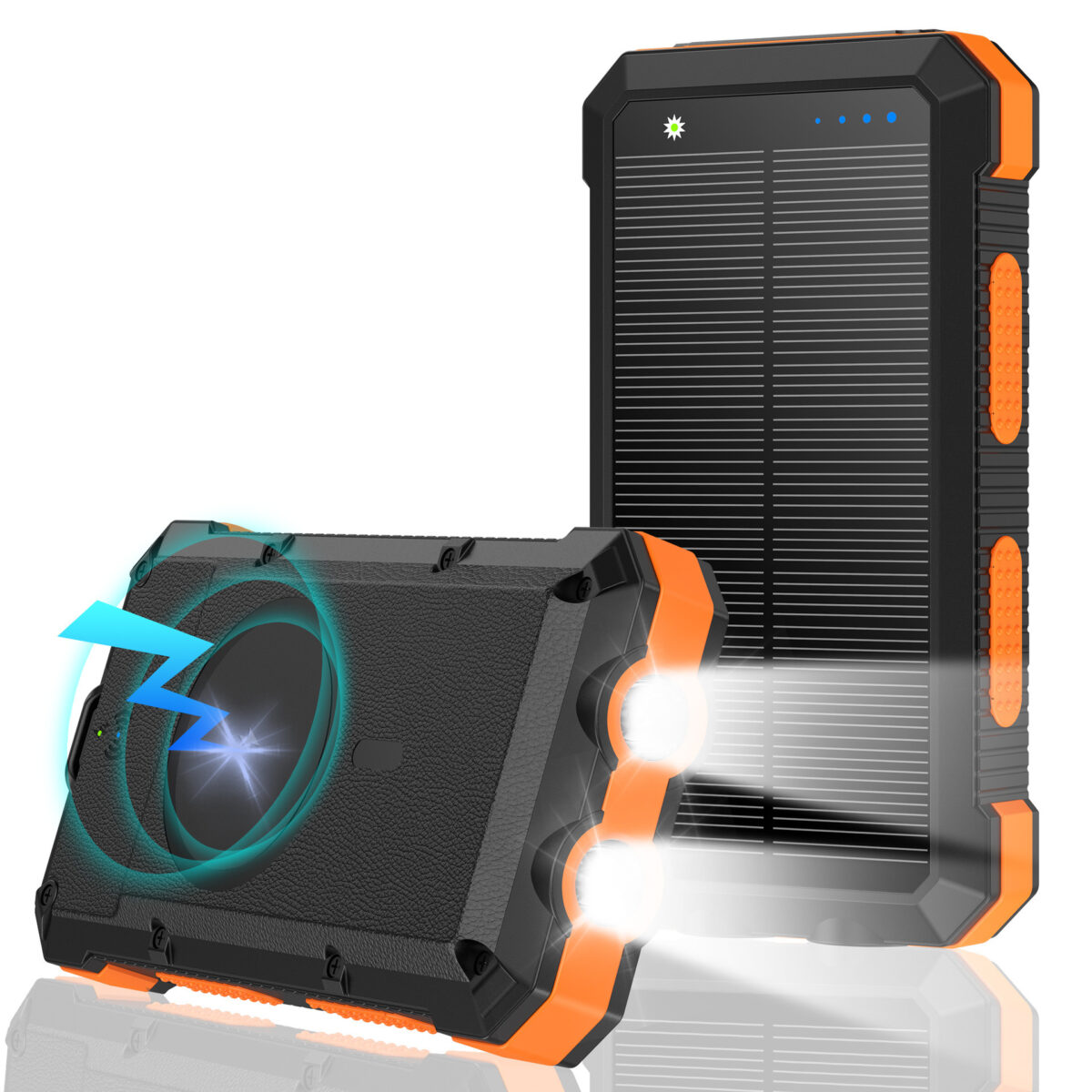 Solar Magnetic Wireless Charger Power Bank 20000 MA Outdoor Lighting Waterproof - Image 6