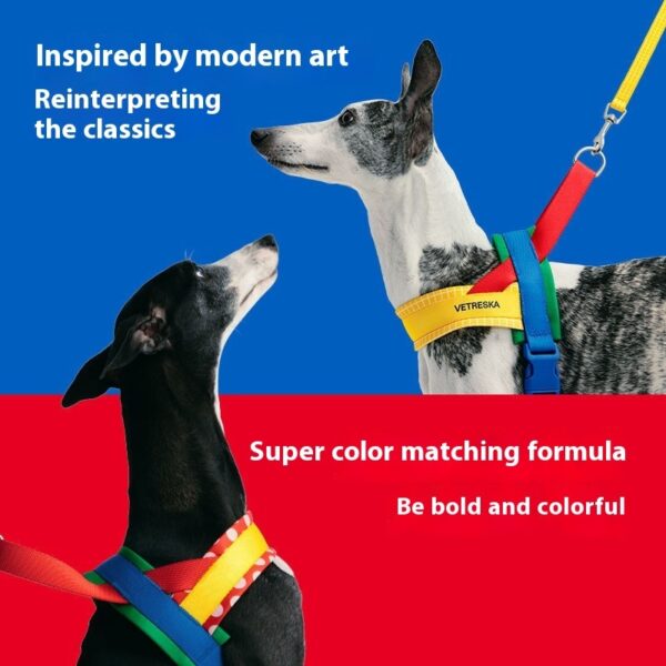 Pet Dog Walking Chest Strap And Traction Rope Set