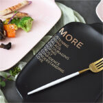 Literary Simplicity Creative English Ceramic Binaural Dish - Image 2