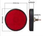 Round Lattice Reflector 24LED Brake Turn Signal - Image 2