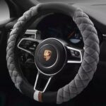 Universal Car Steering Wheel Cover Winter Decoration Cute 38cm Plush Footprint Auto Automobile Vehicle Steering Wheel Protector - Image 10