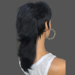 Full Machine Made Wig With Bangs Human Hair Wigs - Image 8