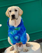 Pet Dog Tide Brand Warm And Thickened Tie Dyed Sweatshirt - Image 2