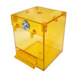 External Bird Bath Transparent Bath Square Basin Bird Supplies Pet Supplies - Image 2