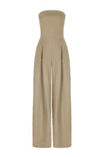 Loose Tube-top Jumpsuit Ins Fashion Backless Wide Leg Long Pants Overalls Women's Clothing - Image 7