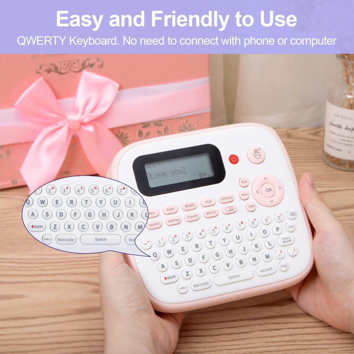 Mini Portable Label Printer Ink-free Bluetooth - Image 1