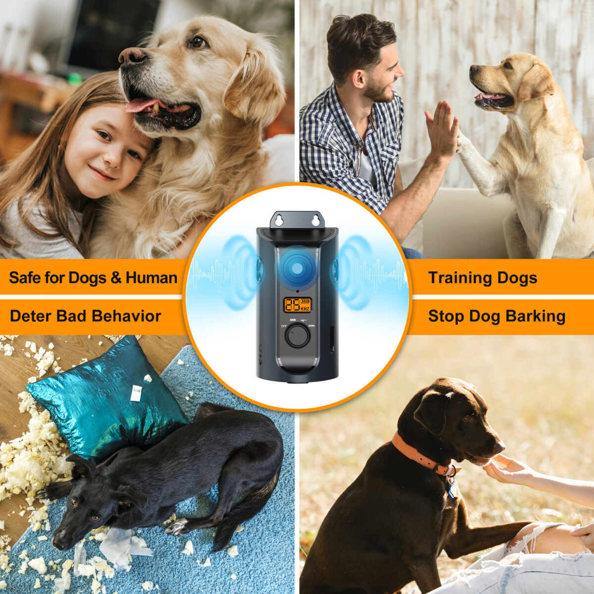 Pet Ultrasound Stoppers Outdoor Intelligent Anti-barking Device - Image 1