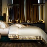 Silk Cotton Embroidery Four-piece Set 200 Long-staple Cotton Model Room Cotton Satin - Image 5