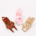 Cute Cat Rabbit Red Panda Mint Plush Toy With Bell
