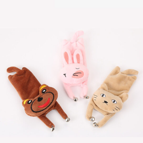 Cute Cat Rabbit Red Panda Mint Plush Toy With Bell