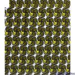 Cotton African Indian Printed Geometric Waxed Fabric - Image 6