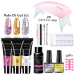 Nail Extension Gel Set Crystal UV Phototherapy - Image 9
