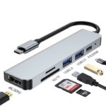 Portable Notebook And Tablet Computer Six In One Expansion Dock - Image 6