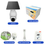 Graffiti  Solar Surveillance Camera Outdoor Waterproof 4G Camera - Image 3