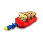 Pet Dog Bread Machine Plush Toy Hide Food Molar - Image 3