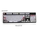 PBT Wangjiang Plum Keycap 109 Key OEM Height Korean Japanese - Image 5