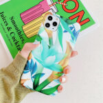 Purple banana leaf leaves and flowers