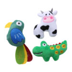 Cow Parrot Shape Cat Toy Cute Plush Animal Toys With Catnip Interactive Play Pet Supplies Tease Cat Bite Resistant - Image 6