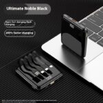 Large Capacity Super Fast Charge With Cable Power Bank - Image 5