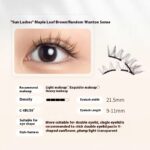 Magnetic Eyelashes Thick Zero Glue Long C Curved Eyelashes - Image 9