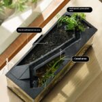 Acrylic Filter Circularly Heating Lighting Integrated Lazy Aquarium - Image 3