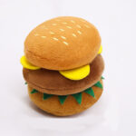 Plush Vocal Toy Cute Cat Toy French Fries Burger Pet Supplies Toy - Image 3