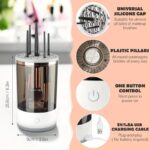 Makeup Brush Cleaner Automatic Rotating Makeup Brush Cleaner USB Portable Electric Cosmetic Makeup Brush Rotary Washing Machine - Image 3