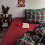 Ins Nordic Simple Plaid Christmas Cotton Yarn-dyed Washed Cotton Four-piece Set - Image 3