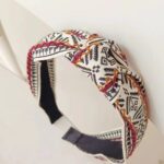 Lazybones New Retro Ethnic Temperament Knotted Headband - Image 8