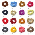 50  Pcs Gold velvet hair ring - Image 6