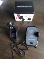 Fast Wireless Car Charger with Automatic Infrared Sensor Car Mount - Image 4