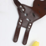 Dog Muzzle Leather, Comfort Secure Anti-Barking Muzzles For Small Medium Large Dogs, Breathable And Adjustable, Allows Drinking And Panting, Used With Collars - Image 8