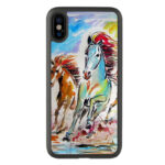 Creative Chinese Style Watercolor Horse Phone Case - Image 2