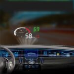 Car Mounted HUD Head Up Display Fuel Consumption Voltage Projector