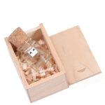 Personalized Wood Lettering Drift Bottle Storage Disk - Image 6