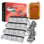 Wireless Remote Control Four-in-one 16LED Car Light Strobe Light Warning Light Modified General - Image 5