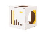 Castle Corrugated Paper Cat House Villa Carton Wear-Resistant Cat Litter - Image 2