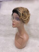 T-shaped Bob Head Wizard Cut Wig Can Be Hot Dyed - Image 3